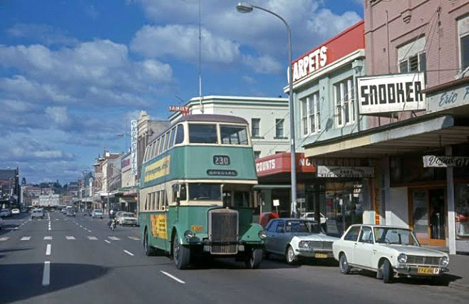 Main Street in the Hunter 40 Years Ago